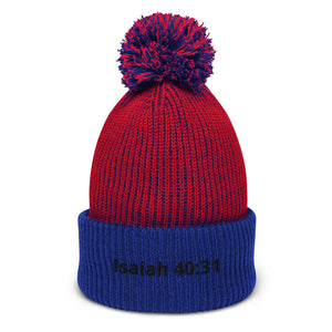 Isaiah 40:31 Pom-Pom Beanie