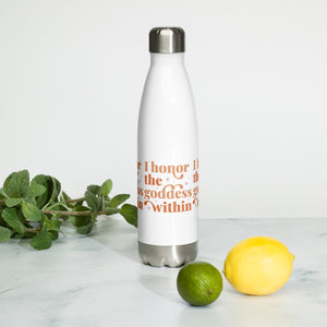 Stainless steel water bottle