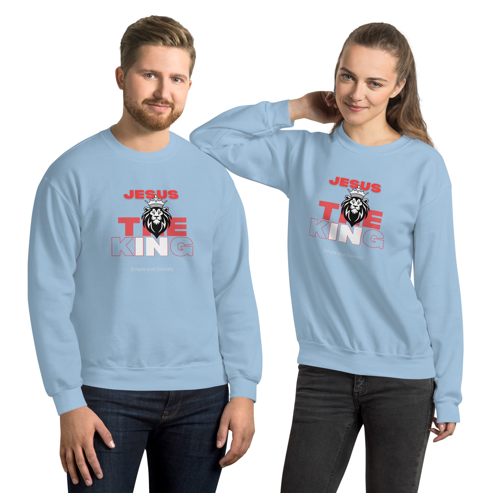 Jesus the King unisex Sweatshirt