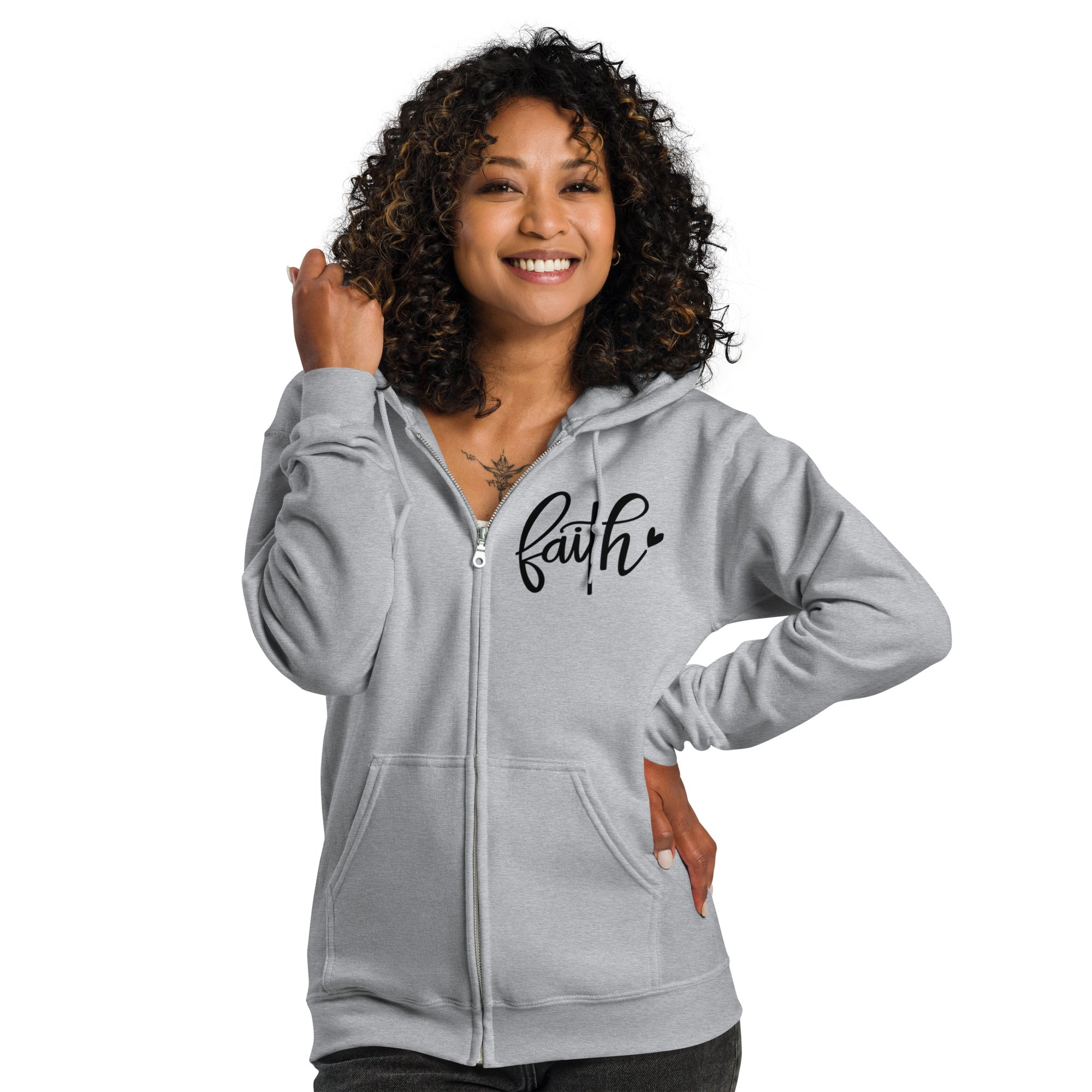 FAITH Unisex heavy blend zip hoodie