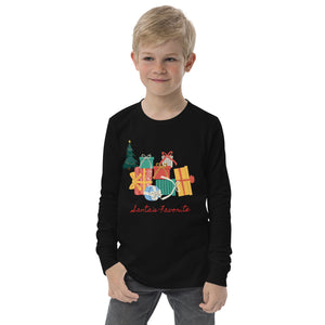 Youth long christmas sleeve tee