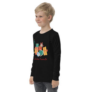 Youth long christmas sleeve tee