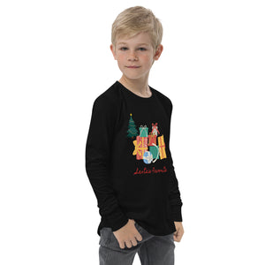 Youth long christmas sleeve tee