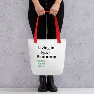 Gods Economy Tote bag