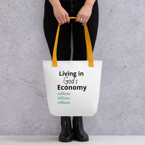 Gods Economy Tote bag