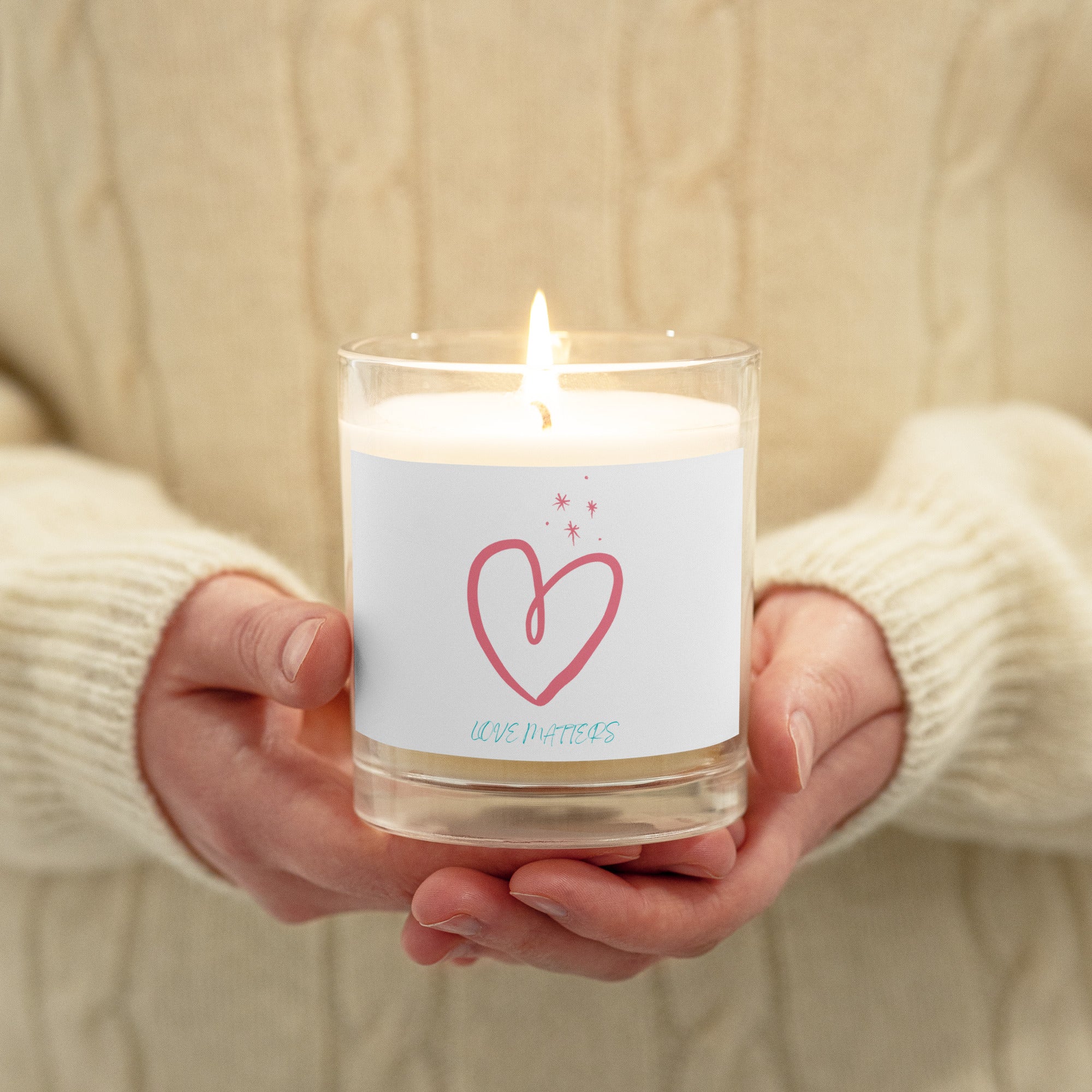 Love Matters Candle - Natural Aroma