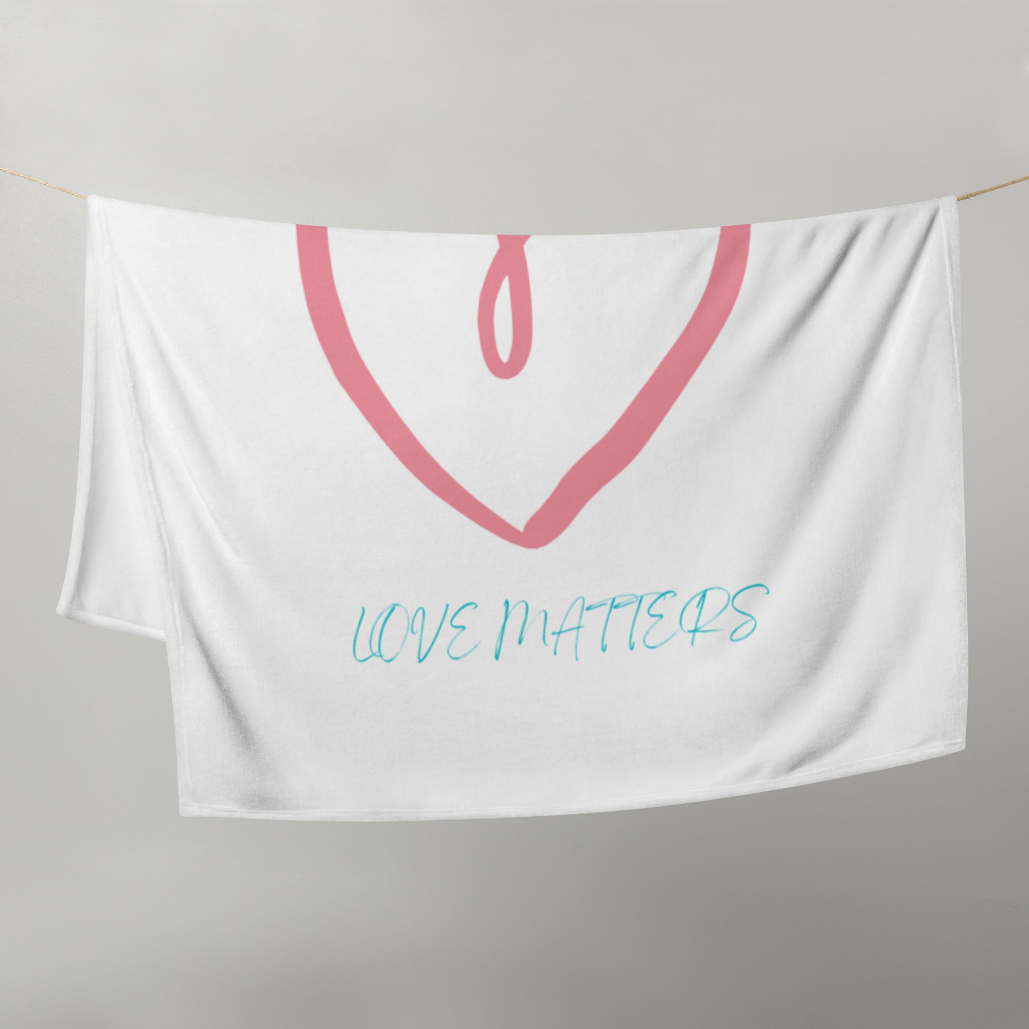 Love Matters Throw Blanket