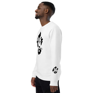 Unisex organic raglan sweatshirt
