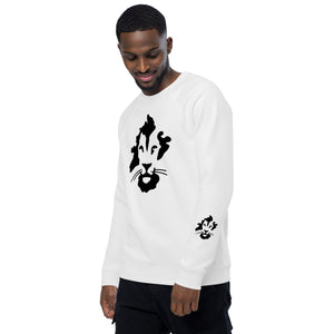 Unisex organic raglan sweatshirt
